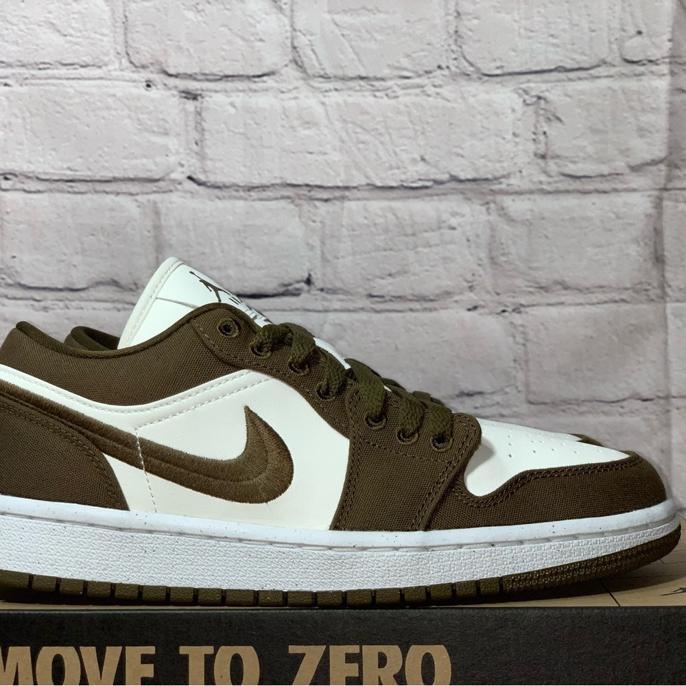 Women's Nike Air Jordan 1 Low SE Light Olive DV0426-301 Sizes Brand New